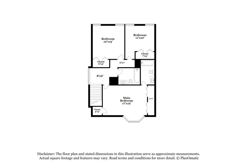 1,525/Mo, 2809 Briar Hill Ln SE Unit A Conyers, GA 30013 Floorplan View 2