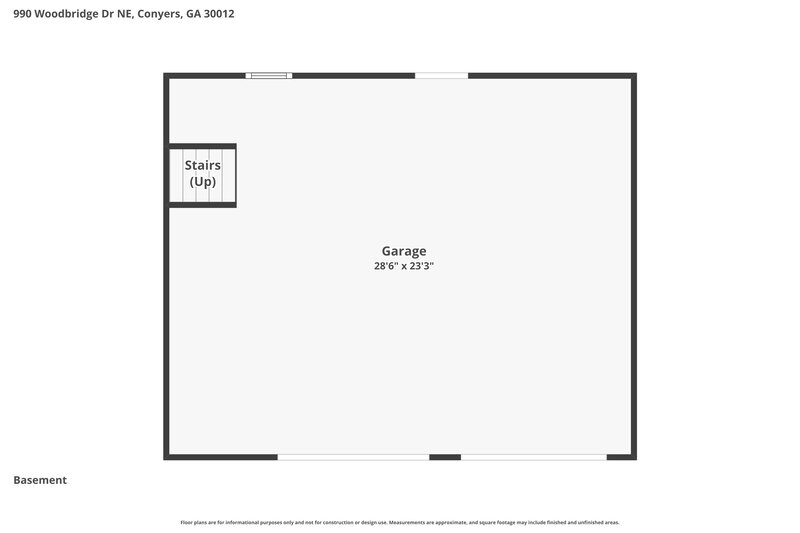 1,760/Mo, 990 Woodbridge Dr NE Conyers, GA 30012 Floor Plan View