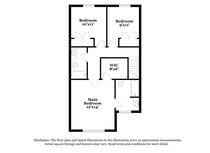 1,500/Mo, 1551 EASTERN SUNRISE Decatur, GA 30034 Floor Plan View 2