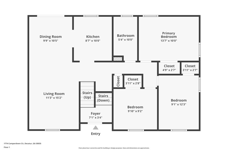 2,580/Mo, 1774 Camperdown Cir Decatur, GA 30035 Floor Plan View 2