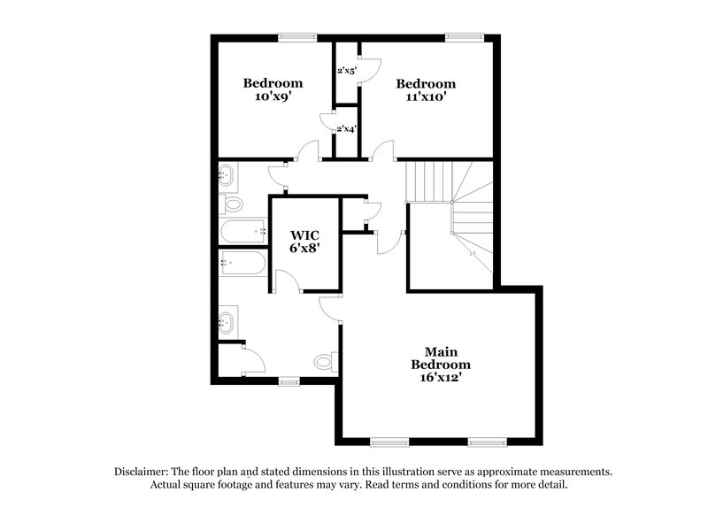 1,860/Mo, 1985 GLENWOOD DOWNS Drive Decatur, GA 30035 Floor Plan View 2