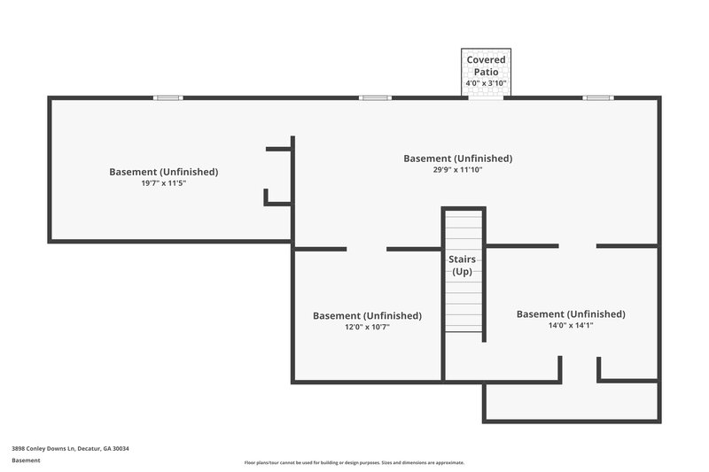 1,875/Mo, 3898 Conley Downs Ln Decatur, GA 30034 Floorplan View 3