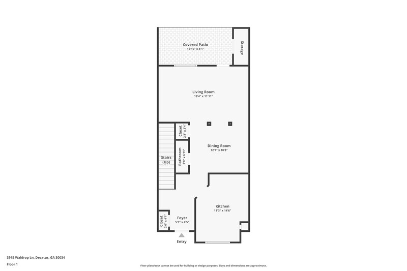 2,240/Mo, 3915 Waldrop Ln Decatur, GA 30034 Floor Plan View
