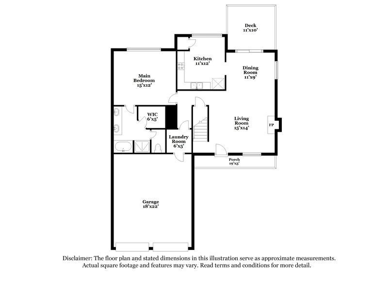 2,940/Mo, 4955 Windsor Downs Ln Decatur, GA 30035 Floorplan View