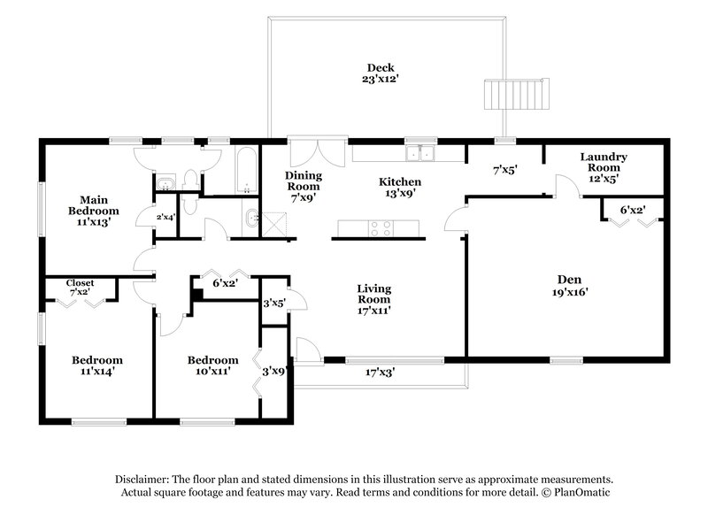 1,560/Mo, 2036 Terry Ln Douglasville, GA 30135 Floorplan View