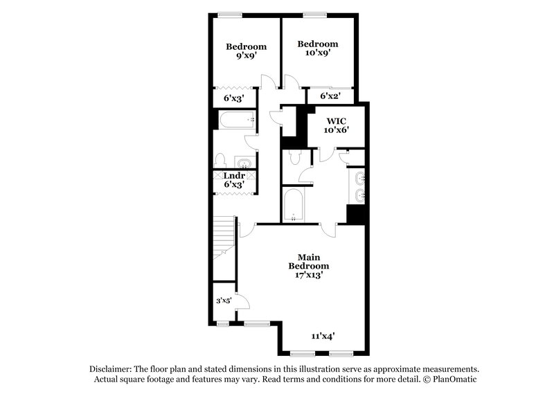 1,480/Mo, 6512 Snowbird Ln Douglasville, GA 30134 Floorplan View 2