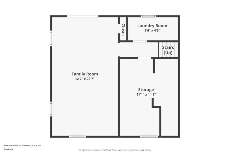 1,610/Mo, 5789 Northfield Dr Ellenwood, GA 30294 Floorplan View 3