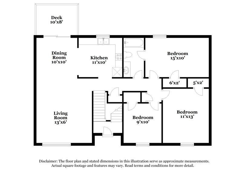 2,450/Mo, 6985 Smoke Ridge Dr Fairburn, GA 30213 Floorplan View