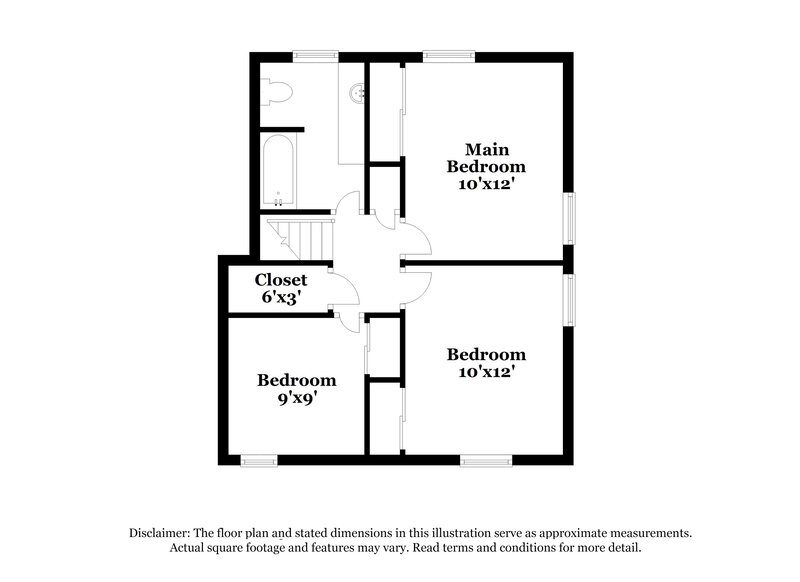 2,220/Mo, 5769 Phillips Dr Forest Park, GA 30297 Floor Plan View 3