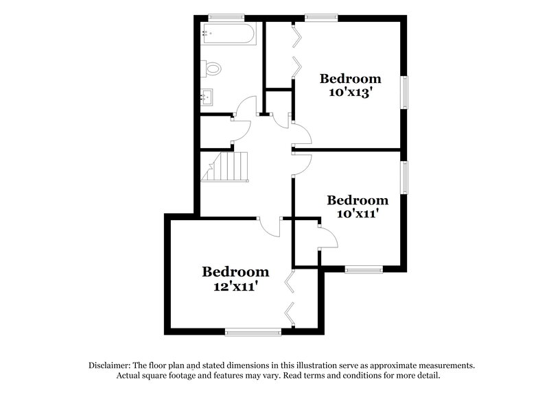 2,080/Mo, 820 Oakdale Dr Forest Park, GA 30297 Floor Plan View 3