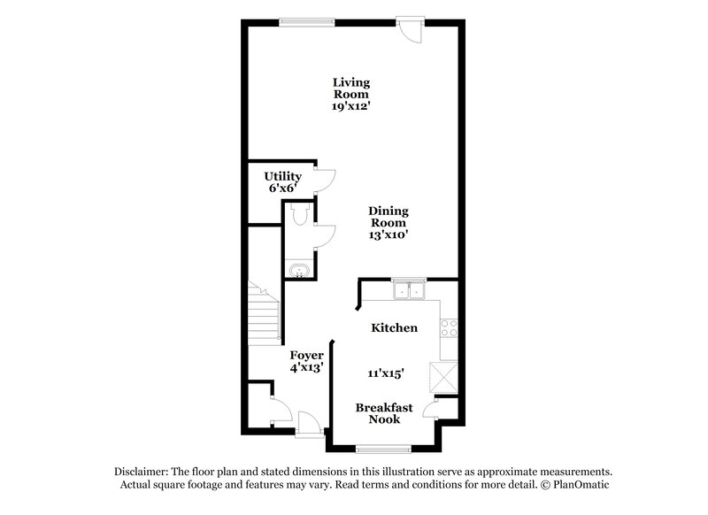 1,590/Mo, 1911 Grove Way Hampton, GA 30228 Floor Plan View
