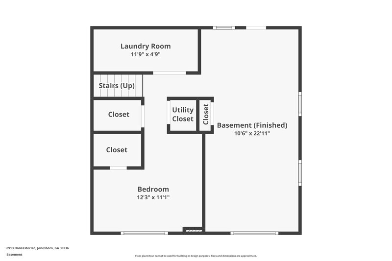 2,980/Mo, 6913 Doncaster Rd Jonesboro, GA 30236 Floor Plan View 3