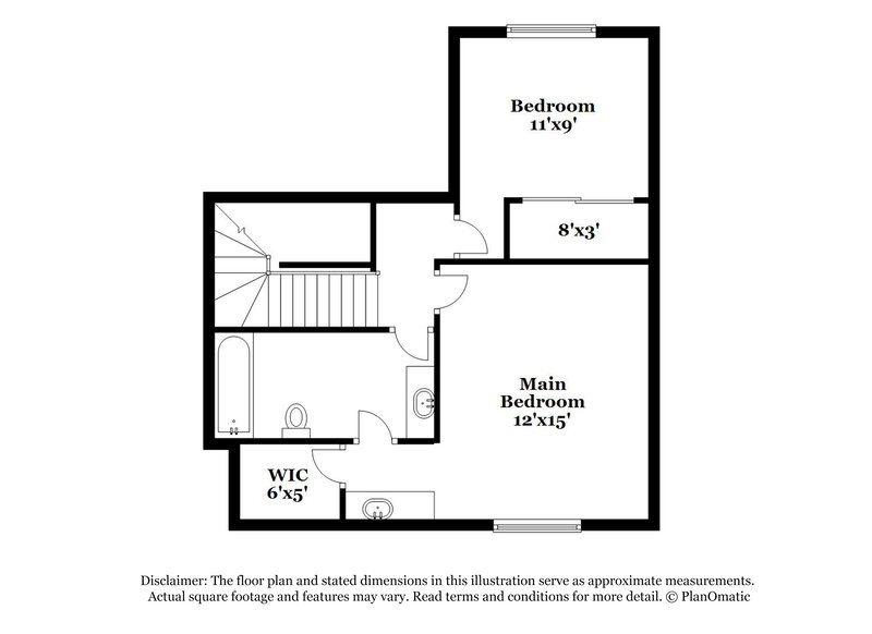 1,360/Mo, 819 Park Villa Way Jonesboro, GA 30238 Floor Plan View 2