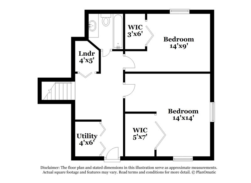 1,825/Mo, 1986 FOREST PINES Court Lithonia, GA 30058 Floor Plan View