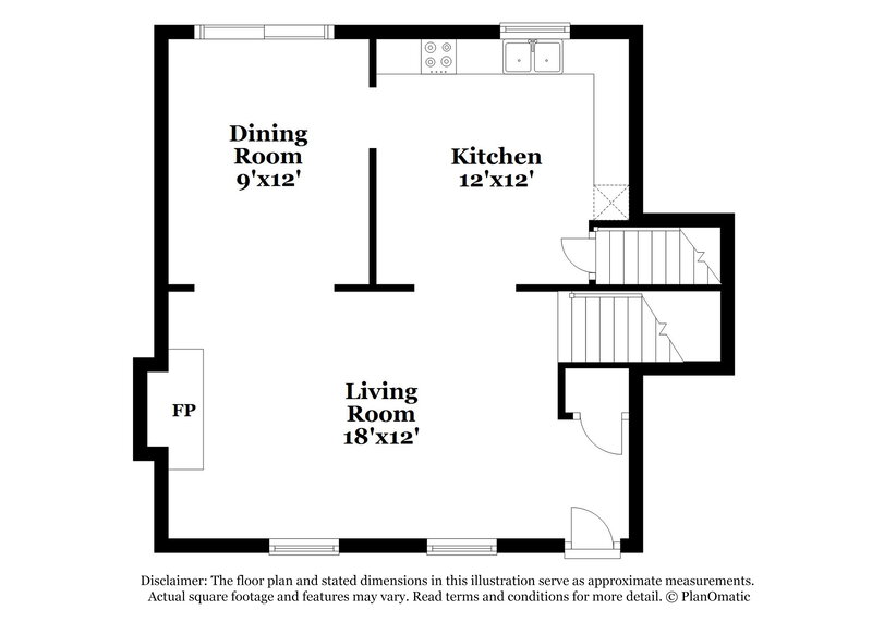 1,825/Mo, 1986 FOREST PINES Court Lithonia, GA 30058 Floor Plan View 2