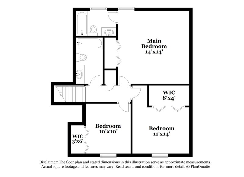 1,825/Mo, 1986 FOREST PINES Court Lithonia, GA 30058 Floor Plan View 3