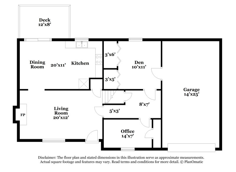 2,180/Mo, 2187 Chestnut Bnd Lithia Springs, GA 30122 Floorplan View