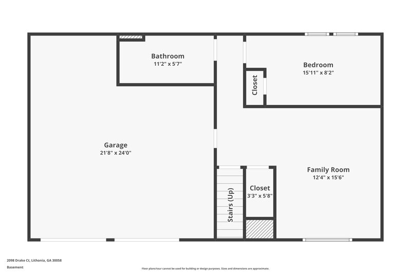 1,845/Mo, 2098 Drake Ct Lithonia, GA 30058 Floor Plan View 2