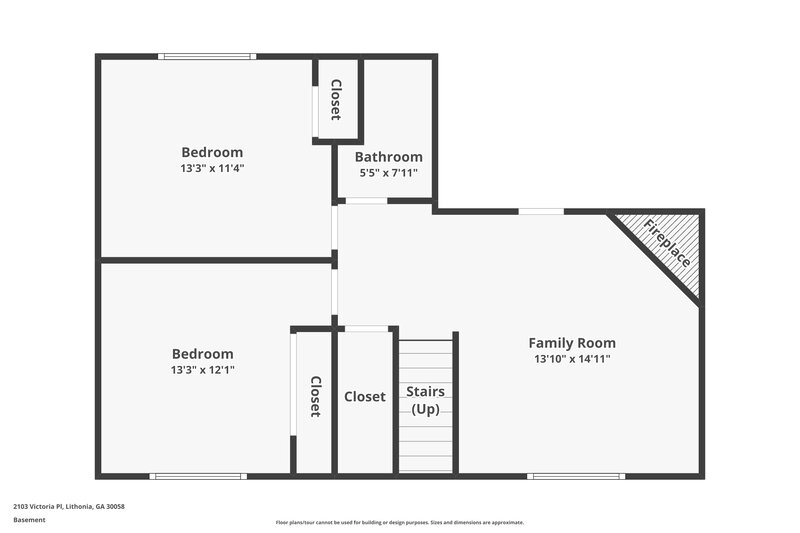 1,925/Mo, 2103 VICTORIA Place Lithonia, GA 30058 Floor Plan View 2