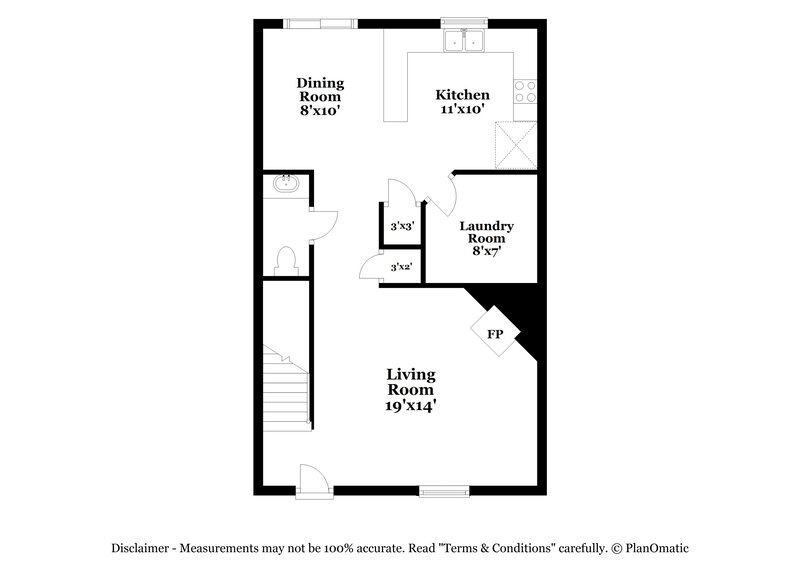1,555/Mo, 3067 Fields Dr Lithonia, GA 30038 Floorplan View