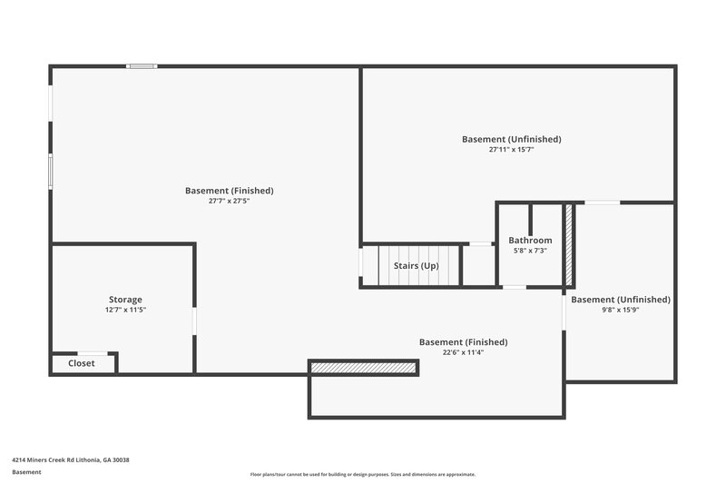 2,075/Mo, 4214 Miners Creek Rd Lithonia, GA 30038 Floor Plan View