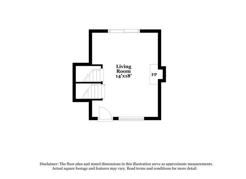 1,680/Mo, 6198 Creekford Dr Lithonia, GA 30058 Floorplan View