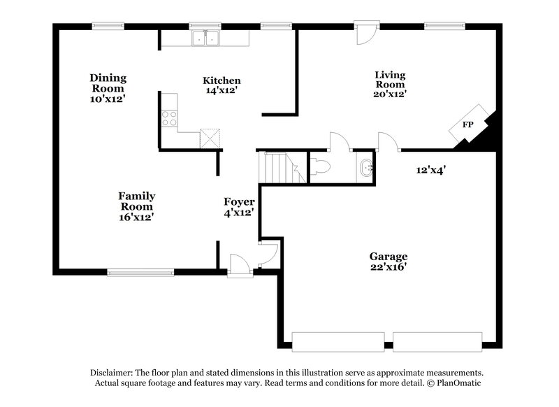 1,810/Mo, 871 PLUMBRIDGE CT Lithonia, GA 30058 Floor Plan View