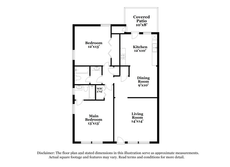 1,390/Mo, 169 Kimberly Way Marietta, GA 30064 Floor Plan View