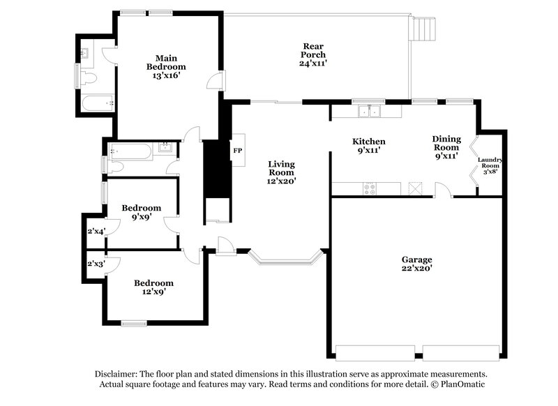 1,850/Mo, 2994 Fetlock Dr Marietta, GA 30064 Floor Plan View