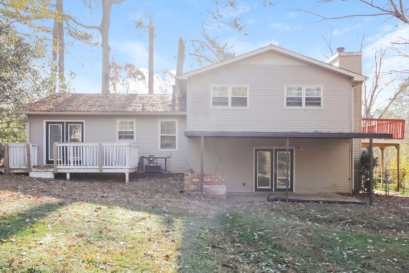 2,870/Mo, 3334 Heatherwood Ln SW Marietta, GA 30008 Rear View
