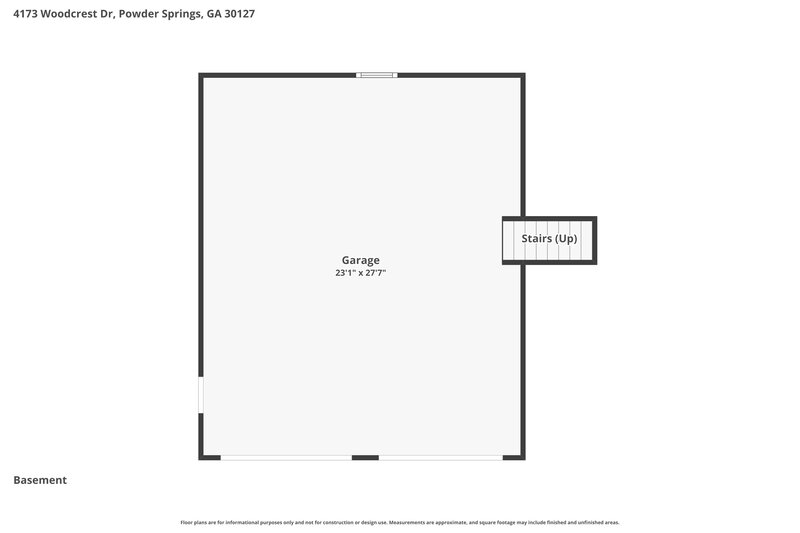 1,885/Mo, 4173 Woodcrest Dr Powder Springs, GA 30127 Floorplan View 3