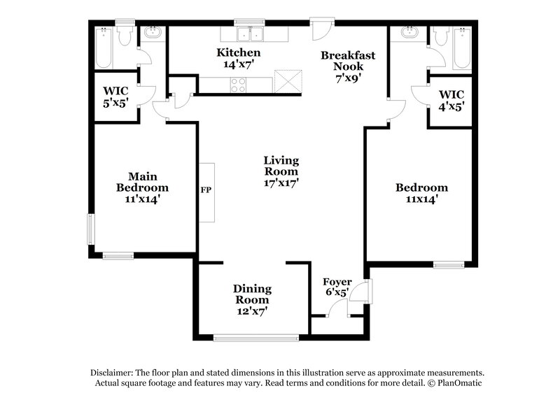 2,600/Mo, 5659 Estates Ct Norcross, GA 30093 Floor Plan View