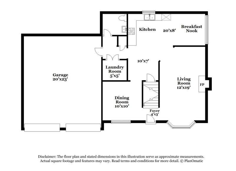 2,030/Mo, 3133 Glen Hollow Dr Rex, GA 30273 Floorplan View 2