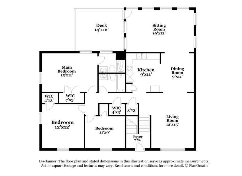 0/Mo, 6693 Bedford Rd Rex, GA 30273 Floor Plan View