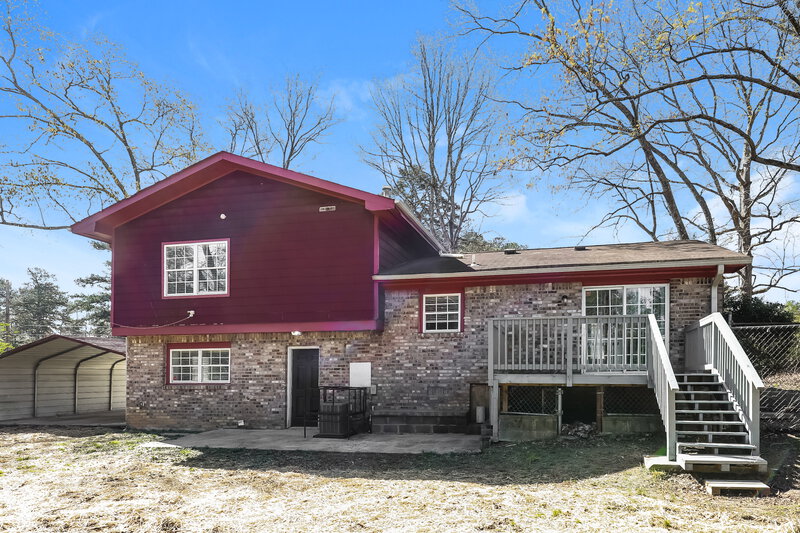 1,780/Mo, 6396 Thornhedge Dr Riverdale, GA 30296 Rear View