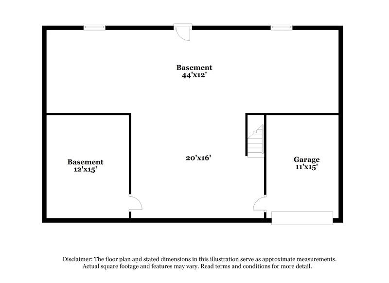 1,550/Mo, 9179 Fairway Ct Riverdale, GA 30274 Floor Plan View 2