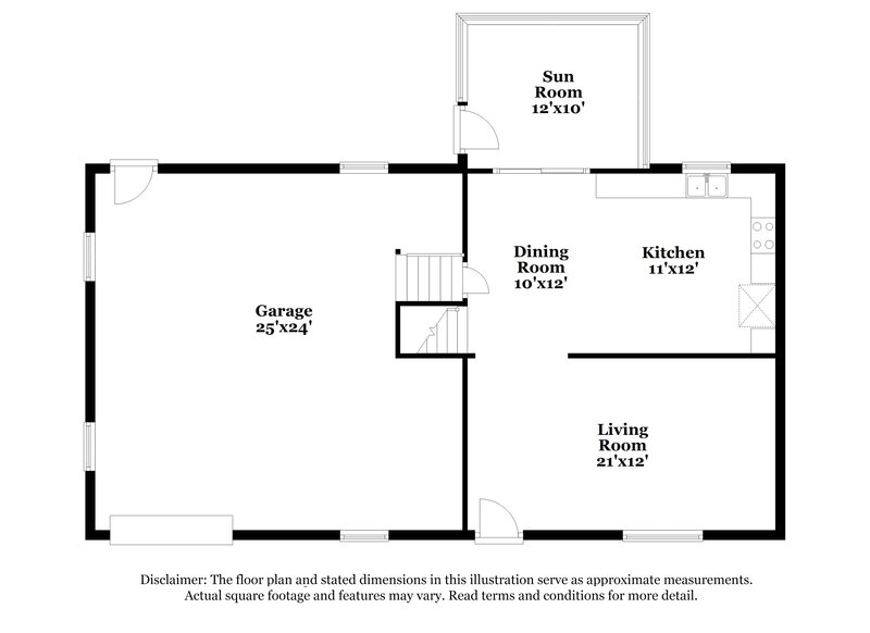 1,635/Mo, 9184 Homewood Dr Riverdale, GA 30274 Floor Plan View 2