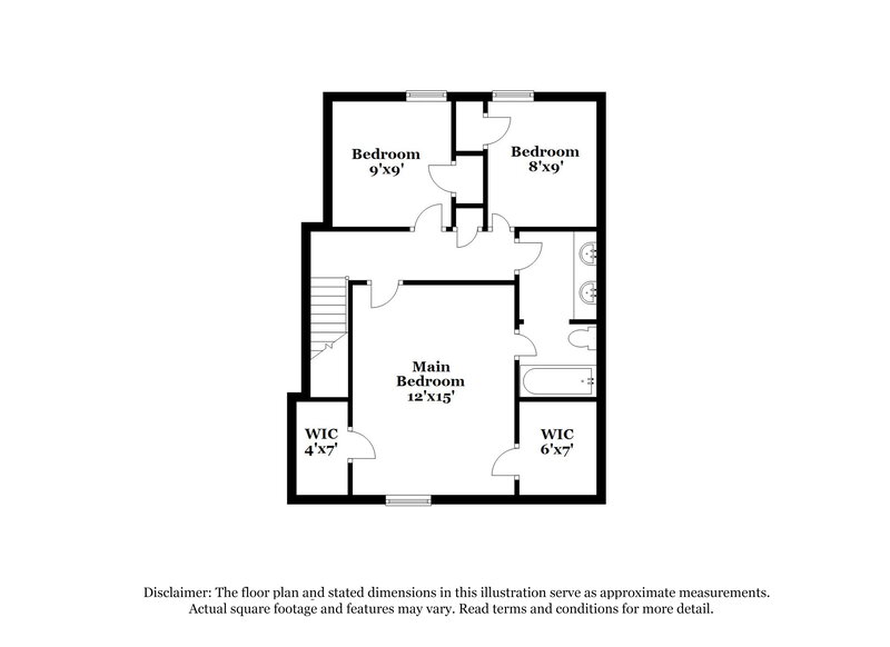 1,770/Mo, 5026 Hawthorne Ct Unit A Smyrna, GA 30080 Floorplan View 3