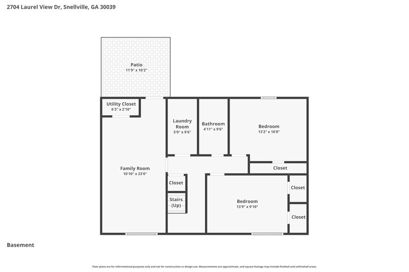 1,850/Mo, 2704 Laurel View Dr Snellville, GA 30039 Floor Plan View