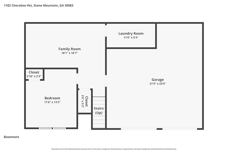 2,140/Mo, 1102 Cherokee Hts Stone Mountain, GA 30083 Floor Plan View