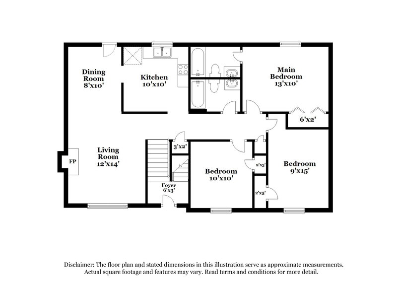 2,560/Mo, 1102 Cherokee Hts Stone Mountain, GA 30083 Floorplan View