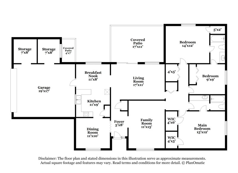 2,110/Mo, 1250 ALLGOOD Road Stone Mountain, GA 30083 Floor Plan View