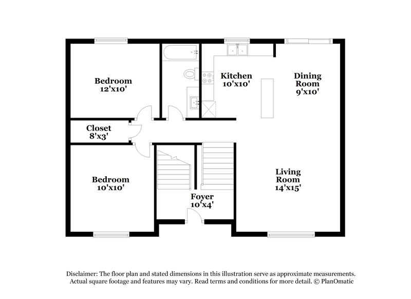 2,450/Mo, 2133 Scarbrough Rd Stone Mountain, GA 30088 Floor Plan View