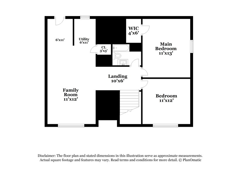 2,450/Mo, 2133 Scarbrough Rd Stone Mountain, GA 30088 Floor Plan View 2