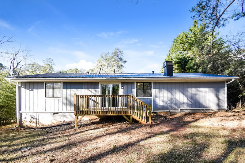 1,715/Mo, 4035 BIG VALLEY Trail Stone Mountain, GA 30083 Rear View