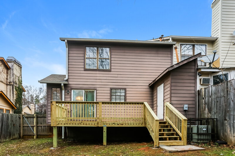 1,550/Mo, 4723 Old Highgate Entry Stone Mountain, GA 30083 Rear View