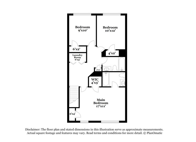 1,755/Mo, 4832 Hairston Park Sq Stone Mountain, GA 30083 Floorplan View 2