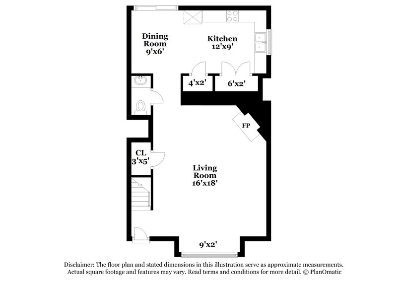 1,590/Mo, 5351 Ridgemere Ct Stone Mountain, GA 30083 Floorplan View