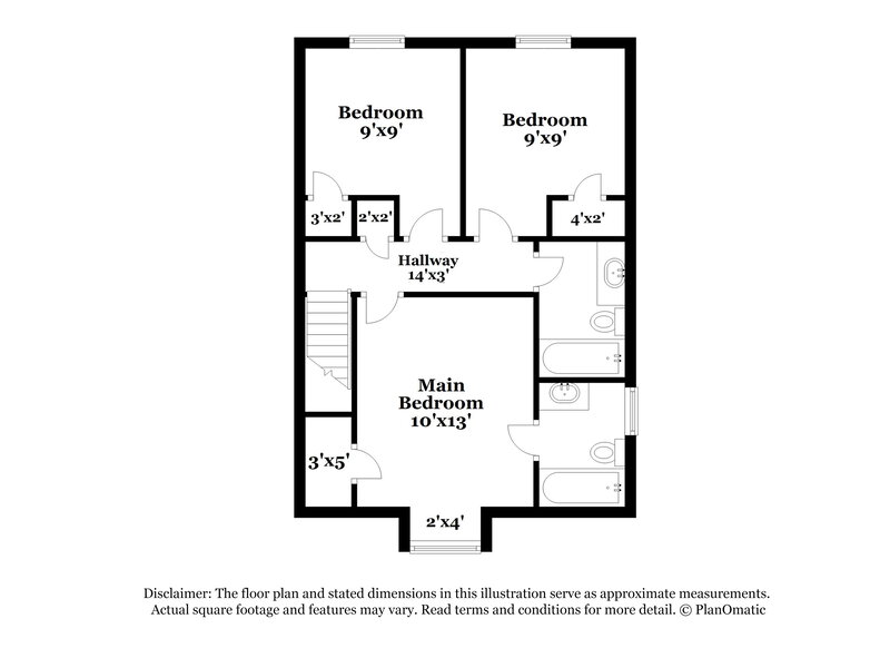 1,590/Mo, 5351 Ridgemere Ct Stone Mountain, GA 30083 Floorplan View 2