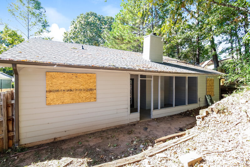 1,855/Mo, 599 Maple Dr Stone Mountain, GA 30083 Rear View